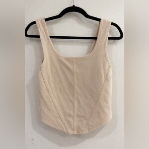 House of Harlow 1960 Cream Tank Top